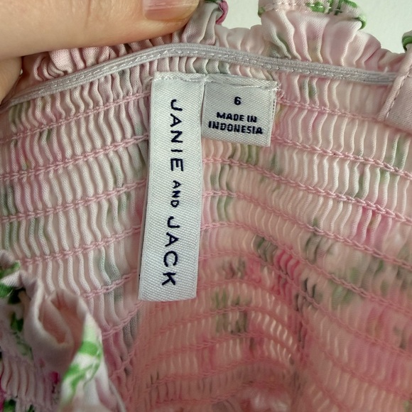 Janie and Jack Emily smocked dress size 6 EUC - Picture 2 of 6